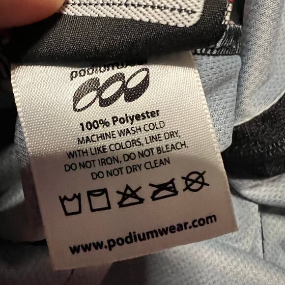 Podiumwear Tank Top Shirt Jersey Womens Medium Cycling Pockets Skull Punk - Picture 4 of 6